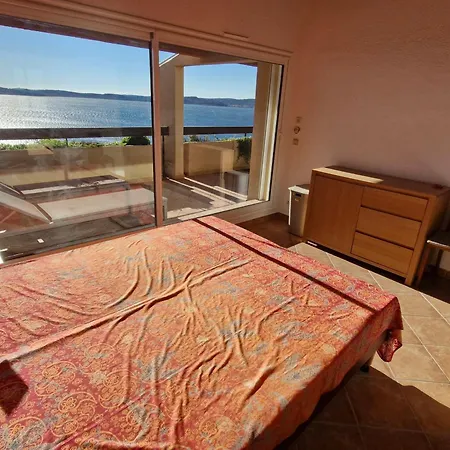 2 Pieces Avec Climatisation, Terrasse, Piscine Et Parking, Pres De La A Ste Maxime - Fr-1-780-90 דירה